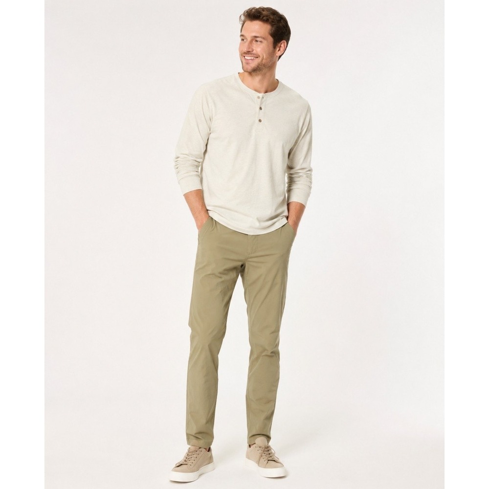 Eddie Bauer Men's Horizon Guide Chino Pants 32x30‎ Tan Stretch Hiking Travel